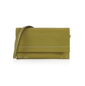 Proenza Schouler White Label Small Accordion Leather Flap Crossbody Bag